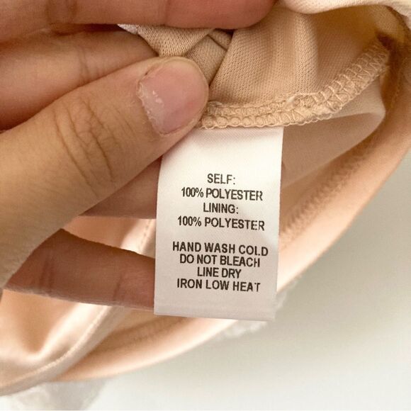 Lulus All of My‎ Heart White Lace Skater Dress XS - Picture 6 of 7